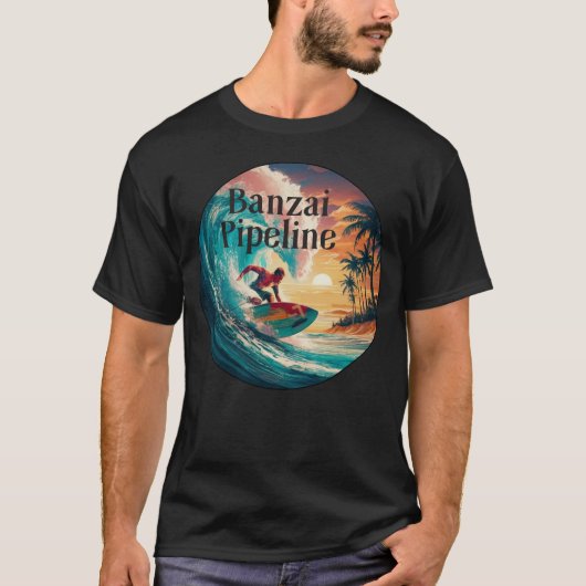 Banzai-Pipeline T-Shirt (Vorderseite)