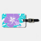 Banzai-Strand-hawaiischer Hibiskus mit Blumen Gepäckanhänger (Vorderseite horizontal)