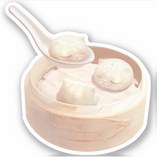 Bao Baby - Tea Time Bao Buddies Aufkleber (Vorderseite)
