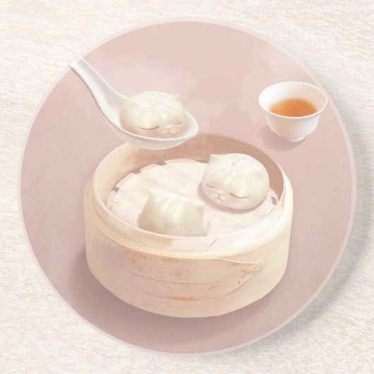 Bao Baby - Tea Time Bao Buddies Getränkeuntersetzer (Vorne)
