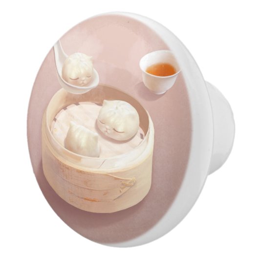 Bao Baby - Tea Time Bao Buddies Keramikknauf (Rechts)