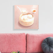 Bao Baby - Tea Time Bao Buddies Leinwanddruck (Insitu (Wohnzimmer))