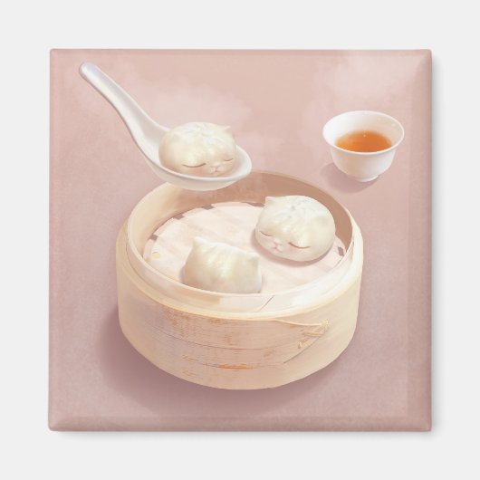Bao Baby - Tea Time Bao Buddies Magnet (Vorne)