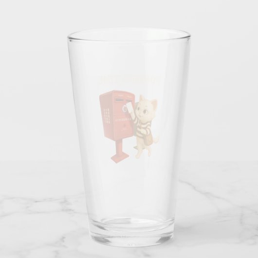 Bao Bao: Posting Time with Retro Taiwan Mailbox Glas (Rückseite)