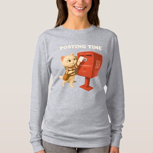 Bao Bao: Posting Time with Retro Taiwan Mailbox T-Shirt (Vorderseite)