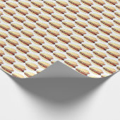 Bao Buns Porkbelly Lotus Bun Chinese Food Print Geschenkpapier (Ecke)