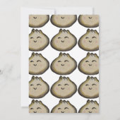 Bao-Dumpling-Geburtstagseinladung Einladung (Rückseite)