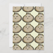 Bao-Dumpling-Geburtstagseinladung Einladung (Rückseite)