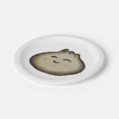 Bao-Dumpling-Papierteller Pappteller (Schrägansicht)
