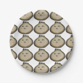 Bao-Dumpling-Papierteller Pappteller (Vorderseite)