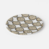 Bao-Dumpling-Papierteller Pappteller (Schrägansicht)