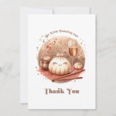 Bao in der Oven Niedliche Kleine Dumpling Babydusc Dankeskarte (Vorderseite)