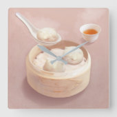 Bao Quadratische Wanduhr (Vorderseite)