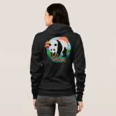 BAO SHI - Panda-gekleidetes Sweatshirt (Schwarz voll)