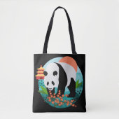 BAO SHI - Panda Tasche oder Kreuzsack (Vorderseite)