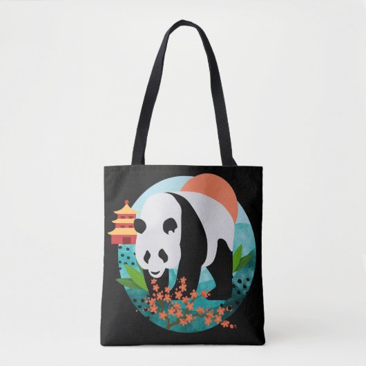 BAO SHI - Panda Tasche oder Kreuzsack (Vorderseite)