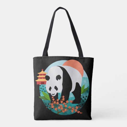 BAO SHI - Panda Tasche oder Kreuzsack (Rückseite)