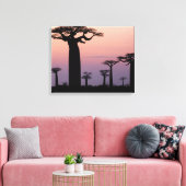 Baobab Alley', Madagaskar, Morondava, Afrika, Leinwanddruck (Insitu (Wohnzimmer))
