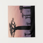 Baobab Alley', Madagaskar, Morondava, Afrika, Wandteppich (Vorderseite)