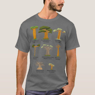 Baobab Baob Adansonia Baum Familie T-Shirt