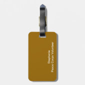 Baobab-Baum-Gepäckanhänger Gepäckanhänger (Rückseite vertikal)