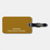 Baobab-Baum-Gepäckanhänger Gepäckanhänger (Rückseite horizontal)