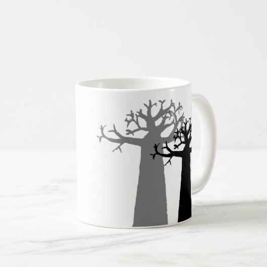 Baobab-Baum Kaffeetasse (VorderseiteRechts)