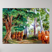 Baobab Bäume und ein großes Tamarind Tree_GC Poste Poster (Vorne)