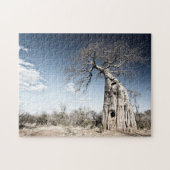 Baobab Tree at Mana Pools Nationalpark Foto Puzzle (Horizontal)
