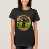 Baobab Tree Giraffe African Giraffe T-Shirt (Vorderseite)