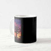 Baobab Tree Sunset Tree Nature Outdoor Dusk Kaffeetasse (Vorderseite Links)