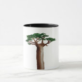 Baobab Tree Zeichnend Combo-Tasse Tasse (Zentrum)