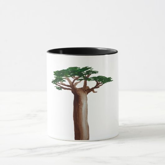 Baobab Tree Zeichnend Combo-Tasse Tasse (Zentrum)