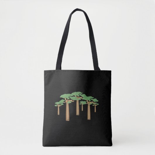 Baobab Trees Tote Bag Tasche (Vorderseite)