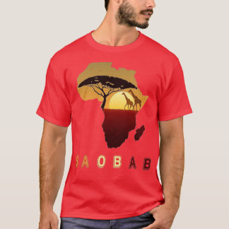 Baobab treesunsets baobab tree Africa baobab tree T-Shirt
