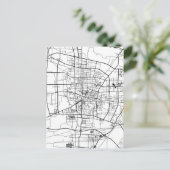 Baoding China Map Postkarte (Stehend Vorderseite)