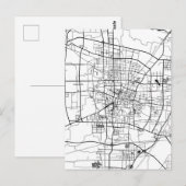 Baoding China Map Postkarte (Vorne/Hinten)