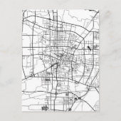 Baoding China Map Postkarte (Vorderseite)