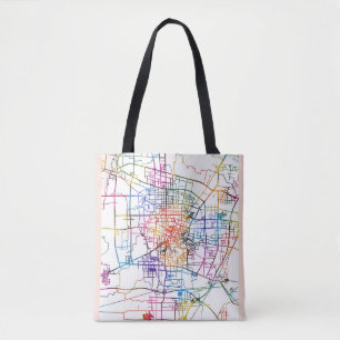 Baoding China Stadtplan Tasche