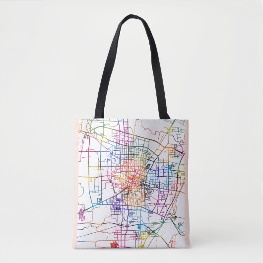 Baoding China Stadtplan Tasche (Vorderseite)