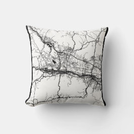 Baoji China City Map Kissen