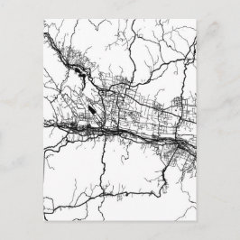 Baoji China City Map Postkarte