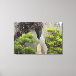 Baos Familiengarten, Huangshan, China. 2 Leinwanddruck