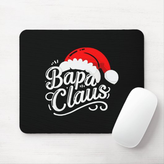 Bapa Claus Christmas Santa's Pajama Family Matchin Mousepad (Mit Mouse)