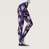 BAPAA1 - Boho-Ästhetik-Muster A12.DPurple BG Leggings (Rechts)