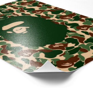 bape Camo monkey hypebeast Fotodruck