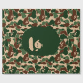 bape Camo monkey hypebeast Geschenkpapier (Flach)