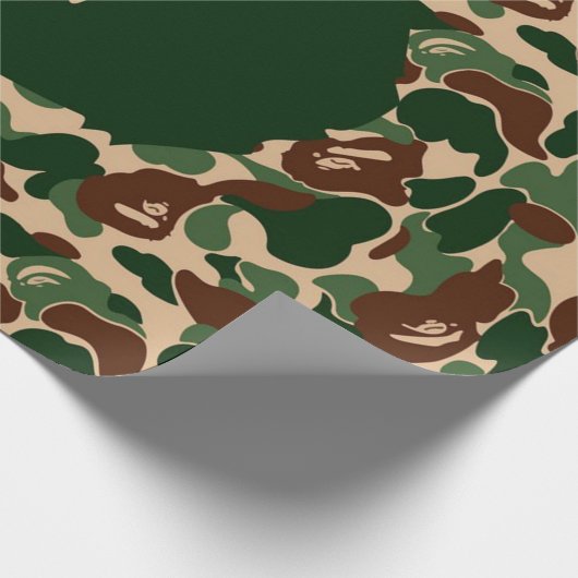 bape Camo monkey hypebeast Geschenkpapier (Ecke)