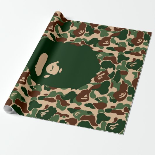 bape Camo monkey hypebeast Geschenkpapier (Ungerollt)
