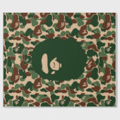 bape Camo monkey hypebeast Geschenkpapier (Flach)